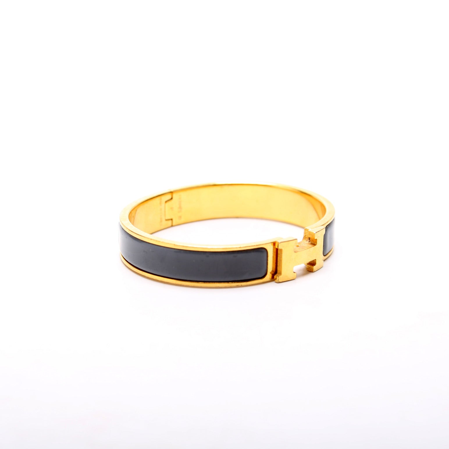 Clic Clac Narrow GM Bracelet Gold/Grey