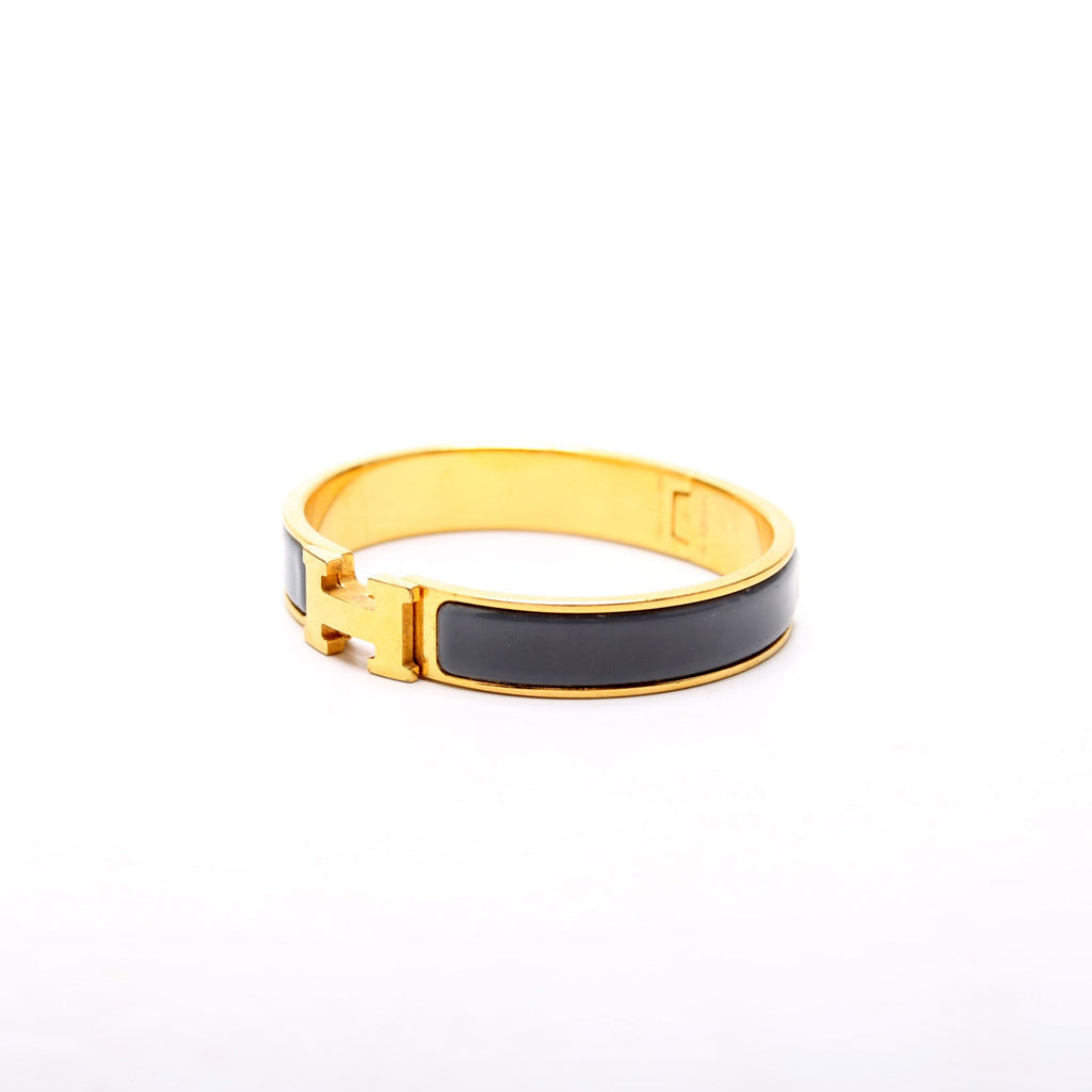Clic Clac Narrow GM Bracelet Gold/Grey