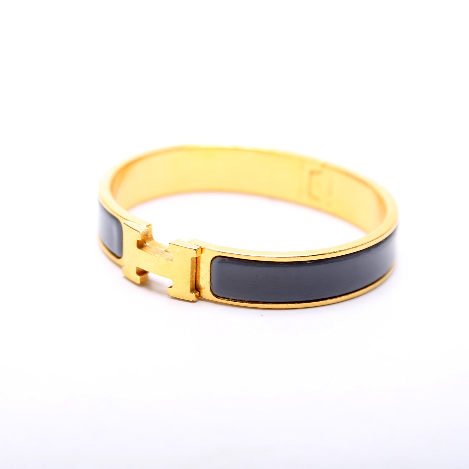 Clic Clac Narrow GM Bracelet Gold/Grey
