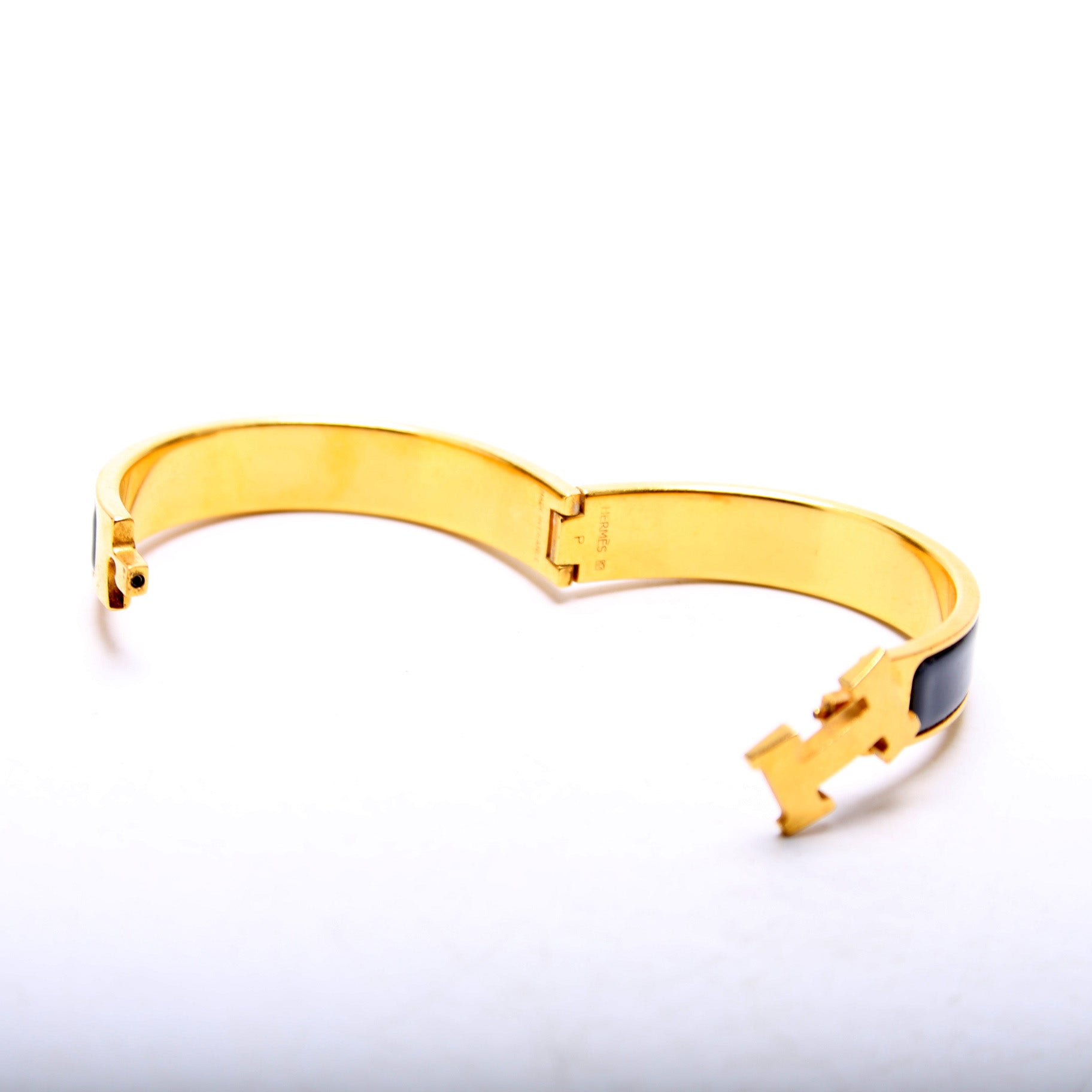 Clic Clac Narrow GM Bracelet Gold/Grey