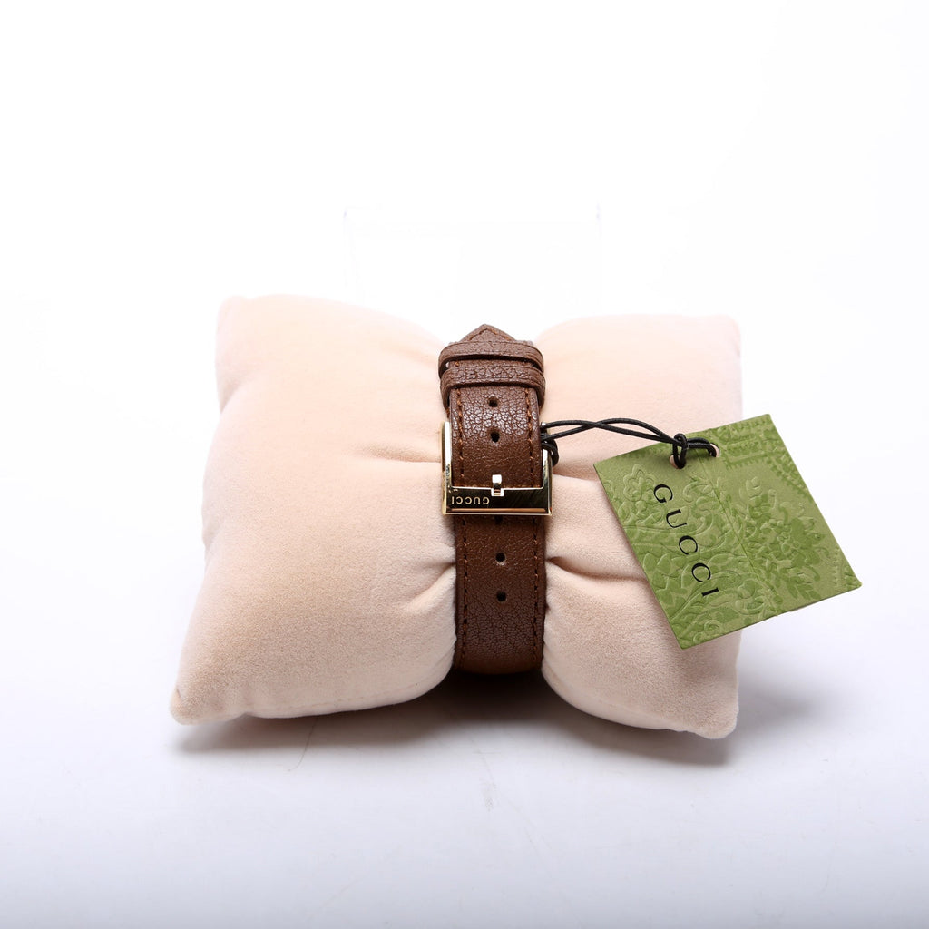 717815 G-Timeless Bee Leather Band Watch