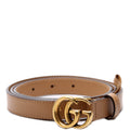 409417 GG Marmont Thin Belt Size 90/36 Tan