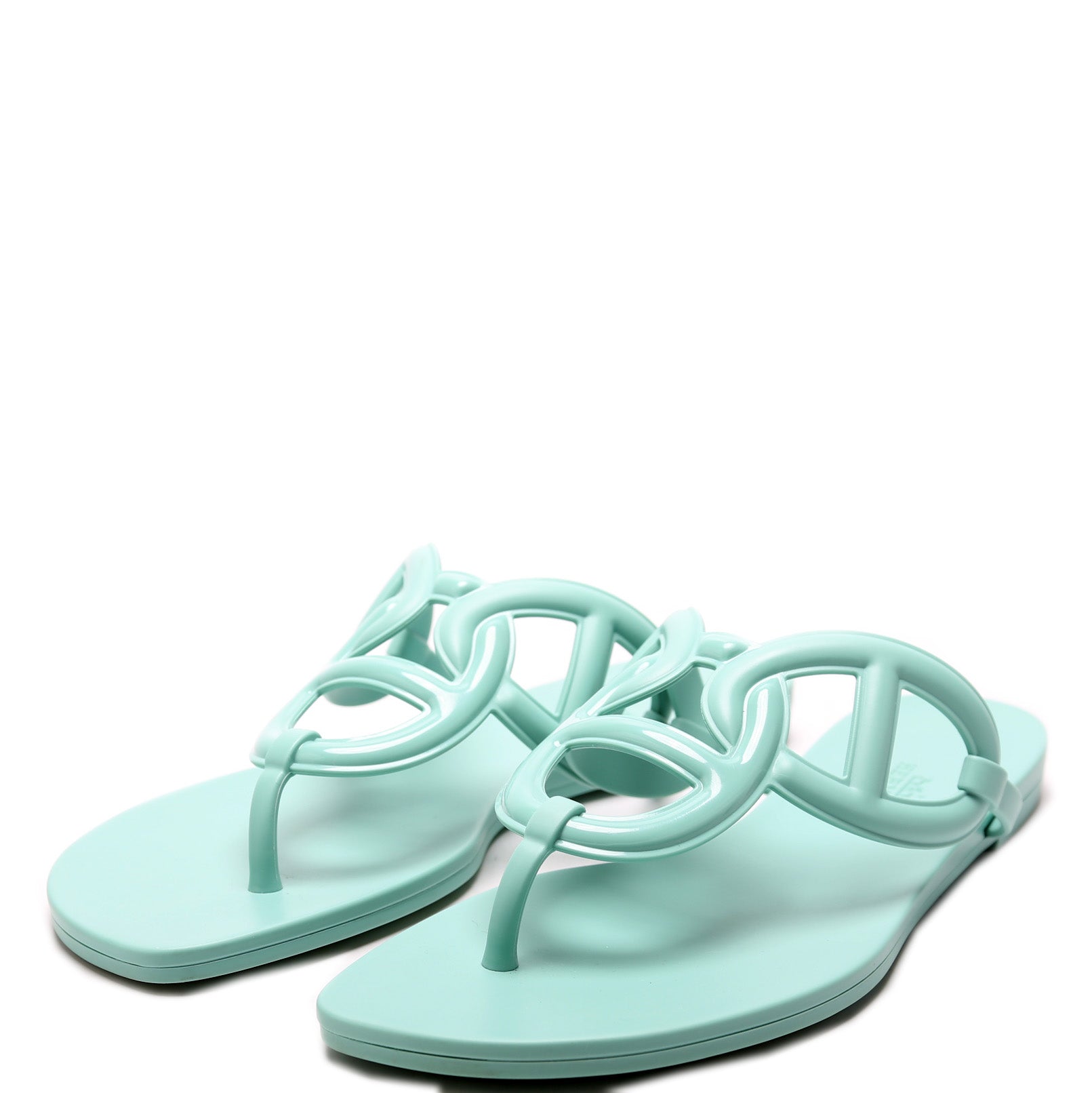 Egerie Rubber Sandals Size 38 Blue
