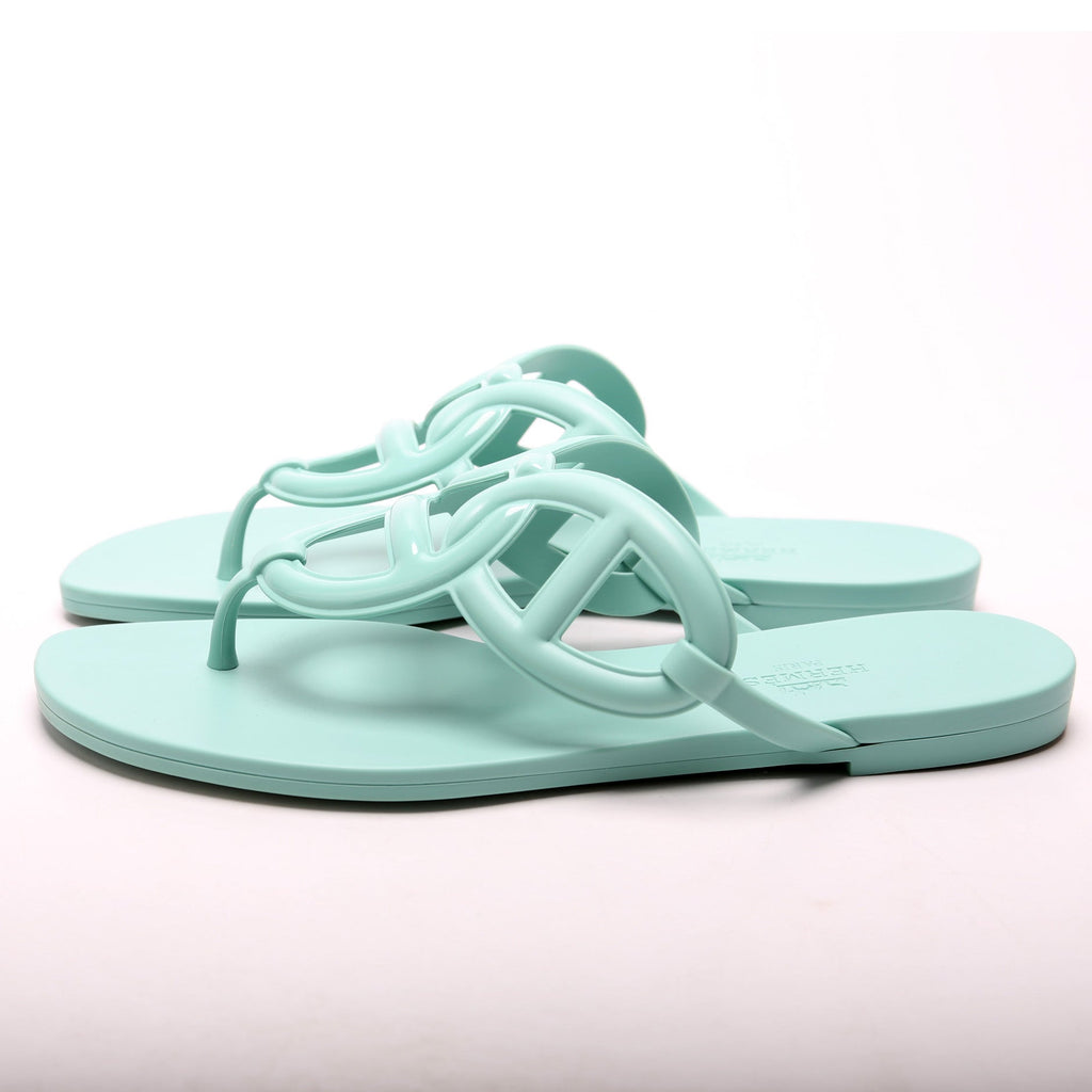 Egerie Rubber Sandals Size 38 Blue
