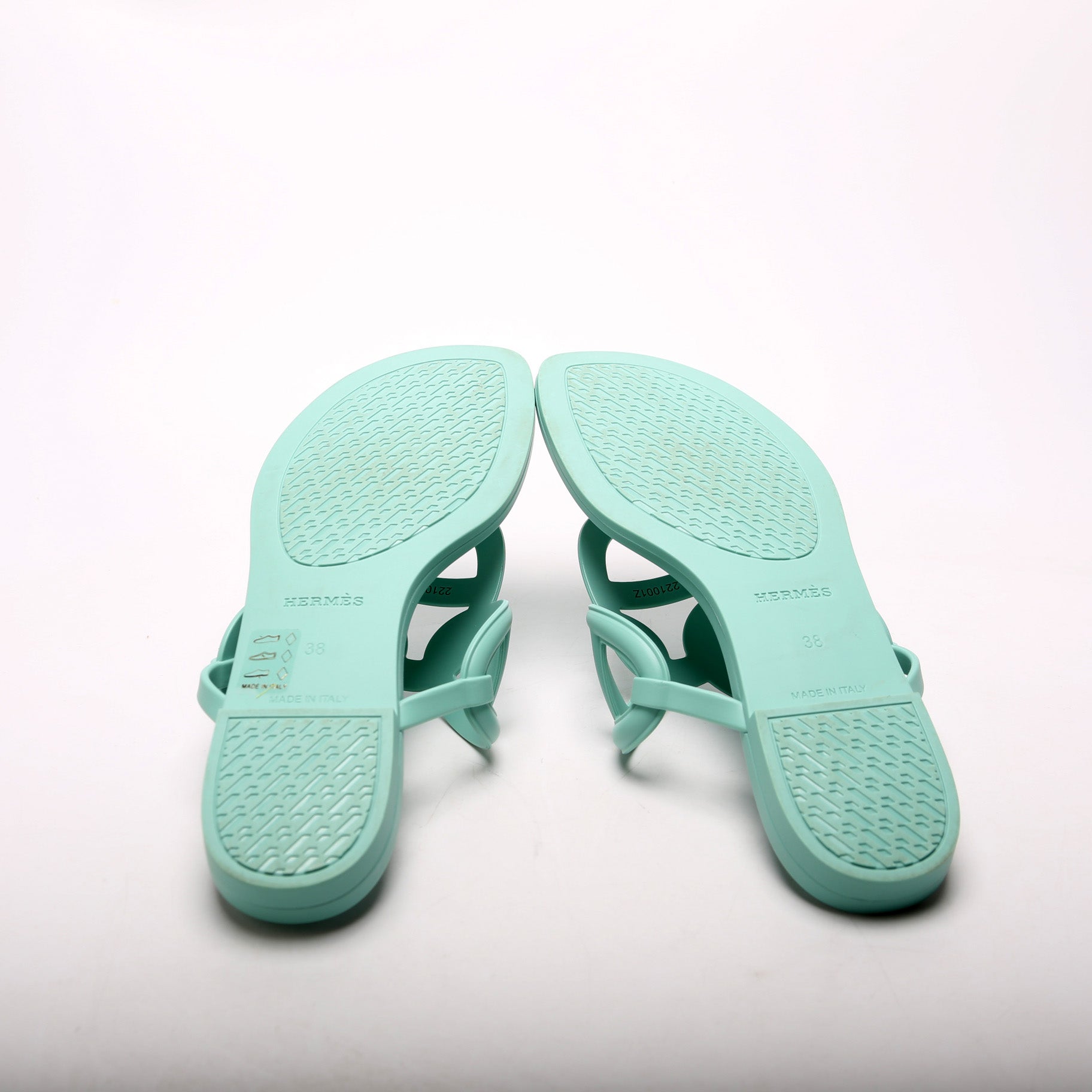 Egerie Rubber Sandals Size 38 Blue