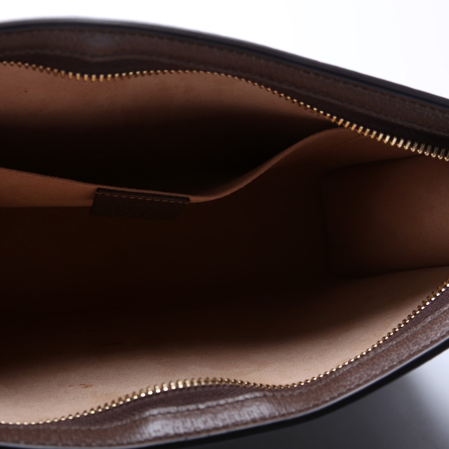 625549 GG Supreme Ophidia Zip Pouch Brown