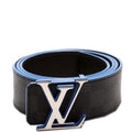 Initiales 40MM Reverse Graphite/Infini Belt Size 95/38 Blue