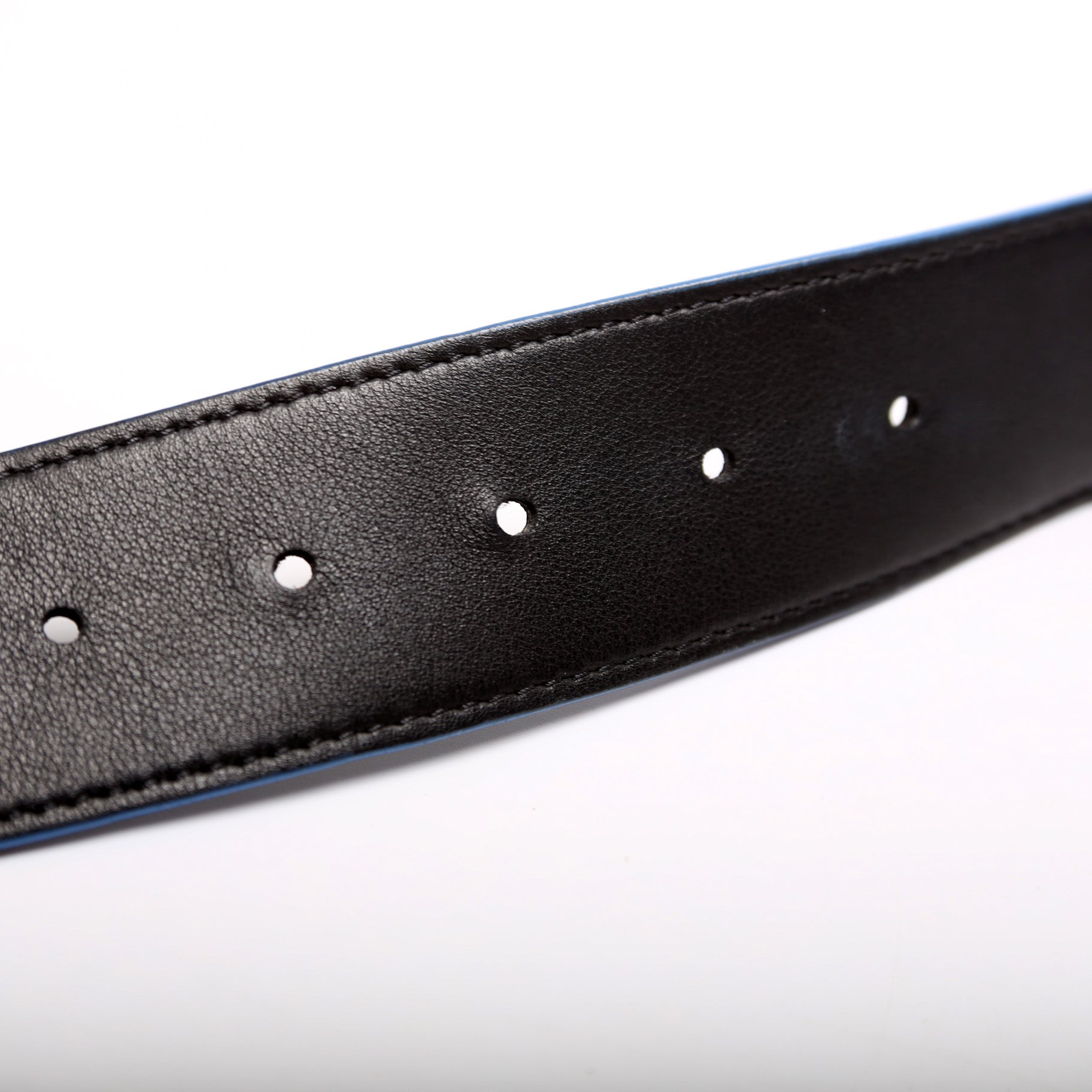 Initiales 40MM Reverse Graphite/Infini Belt Size 95/38 Blue