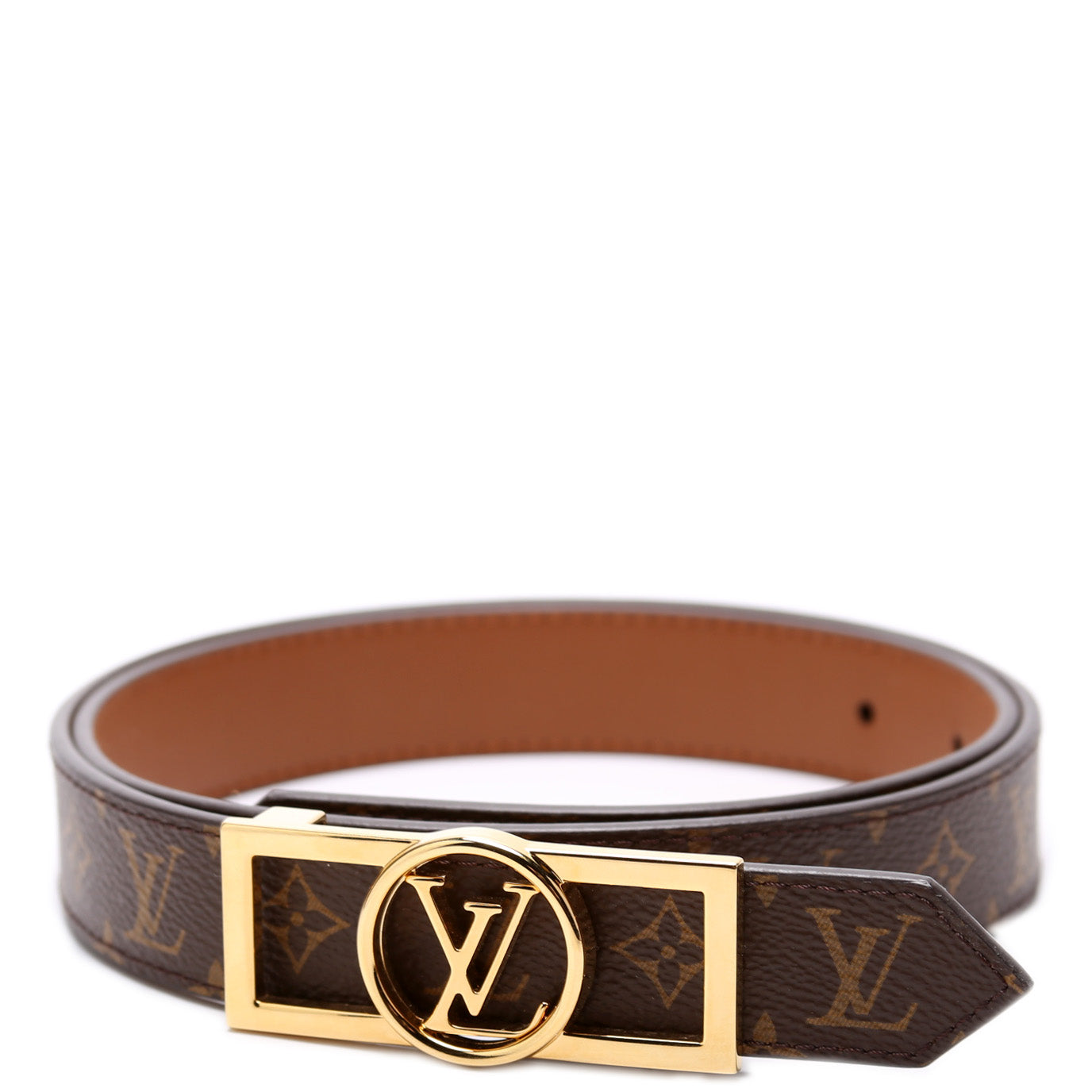 Dauphine 25MM Reverse Monogram/Leather Size 80/32