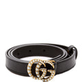 476342 GG Marmont Pearly Belt Size 80/32 Black