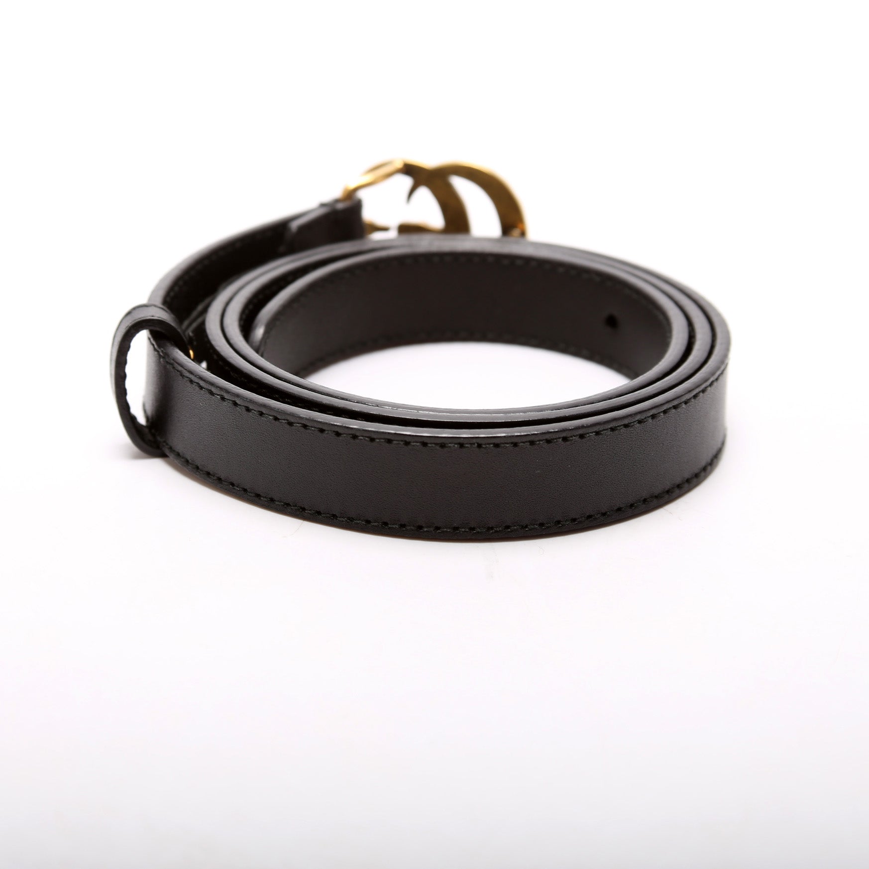 476342 GG Marmont Pearly Belt Size 80/32 Black