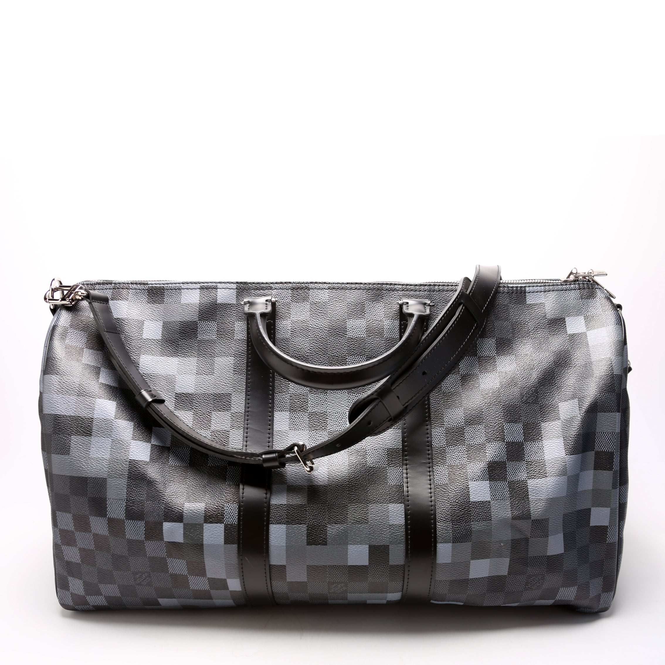 Keepall 50 With Strap Graphite Pixel