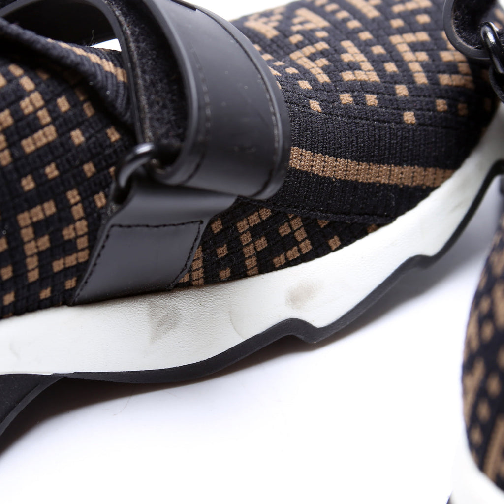 Fendi Rockoko Zuchinno Sneakers Size 36 Brown