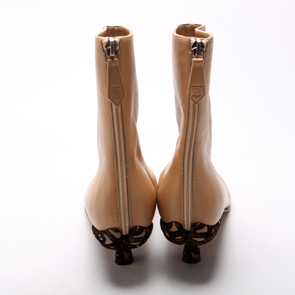 TB Ankle Boots Size 38.5 Tan