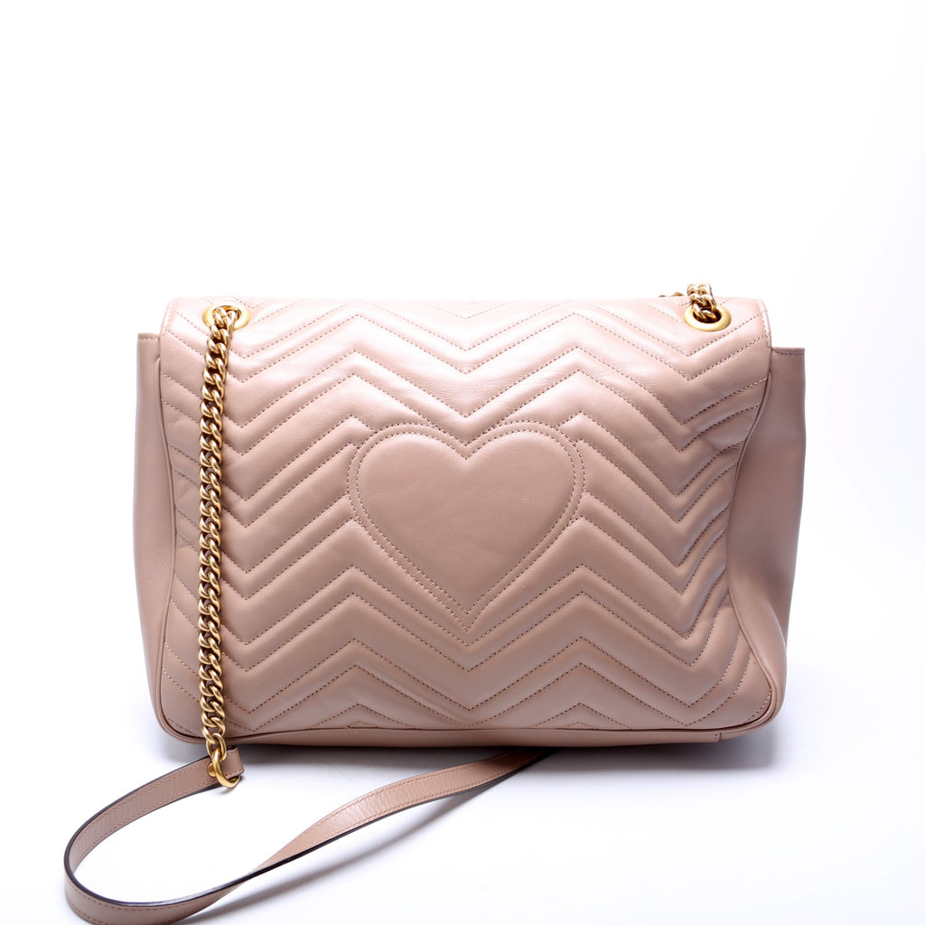 Gucci 498090 Marmont Large Tan