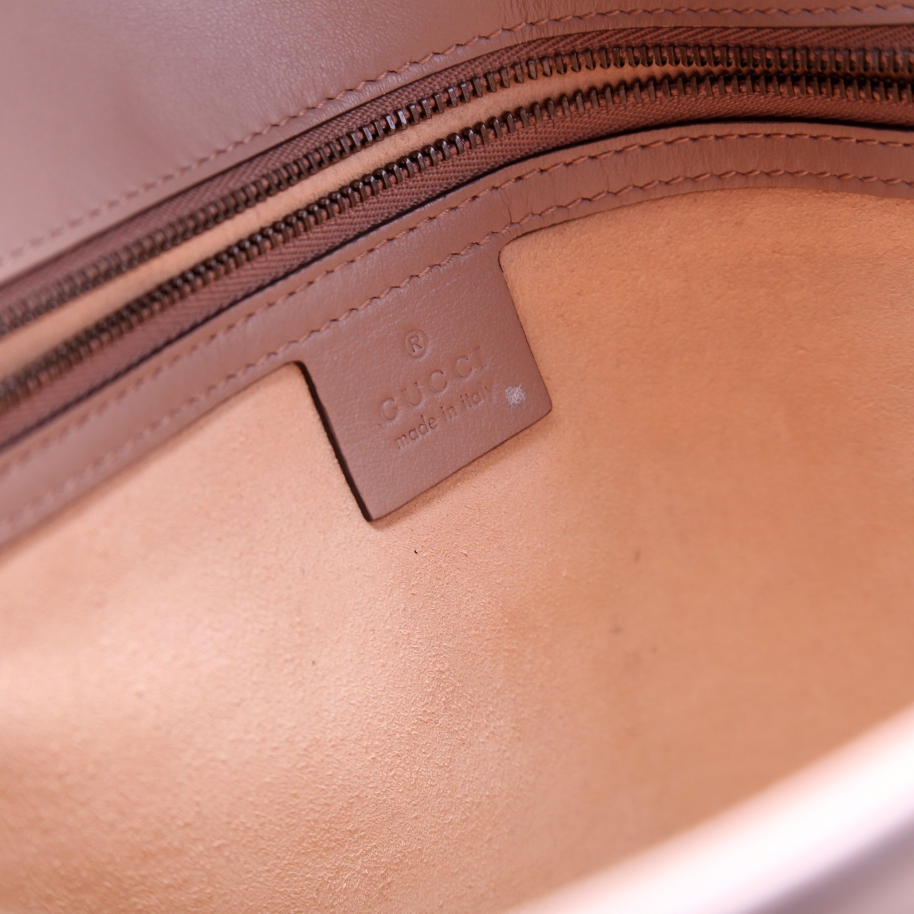 Gucci 498090 Marmont Large Tan