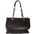 Grand Shopping Tote Caviar Black