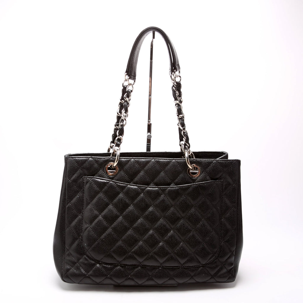 Grand Shopping Tote Caviar Black