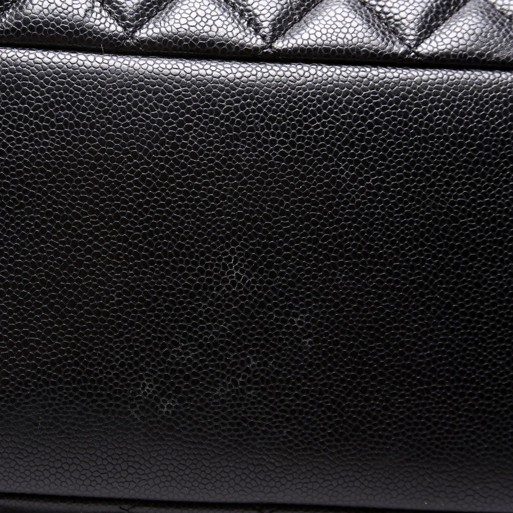 Grand Shopping Tote Caviar Black