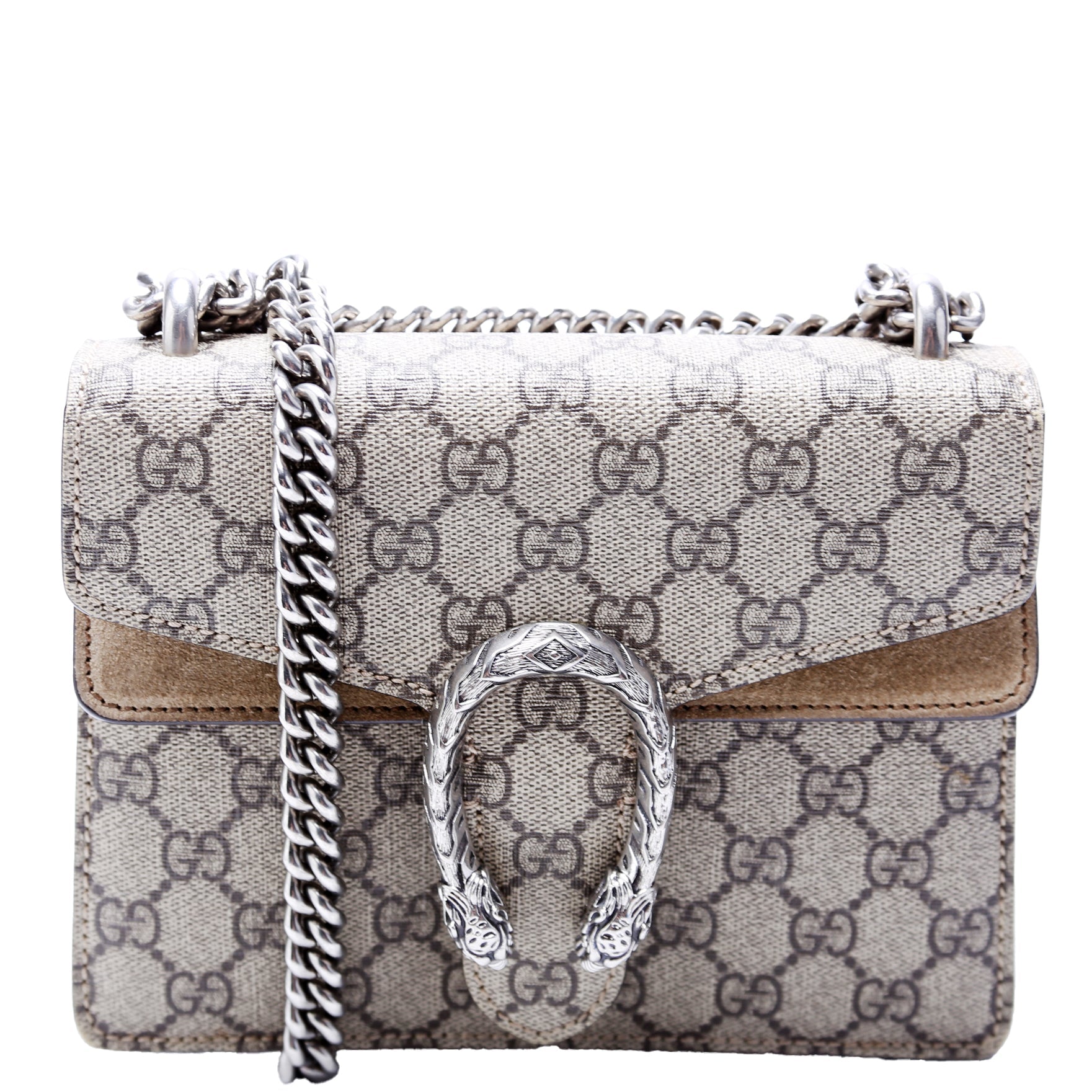 421970 Dionysus GG Shoulder Mini Tan