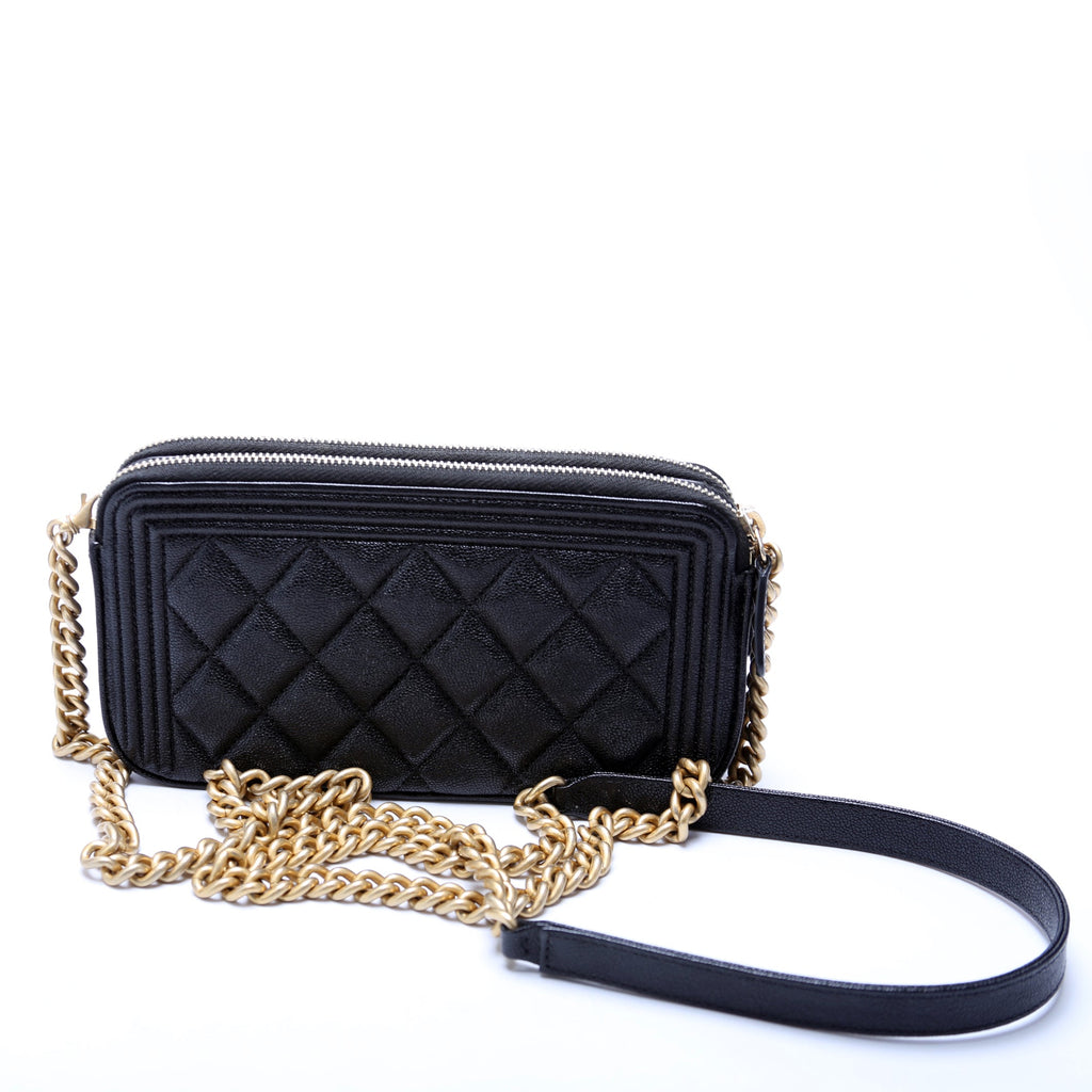 WOC Boy Double Zip Black