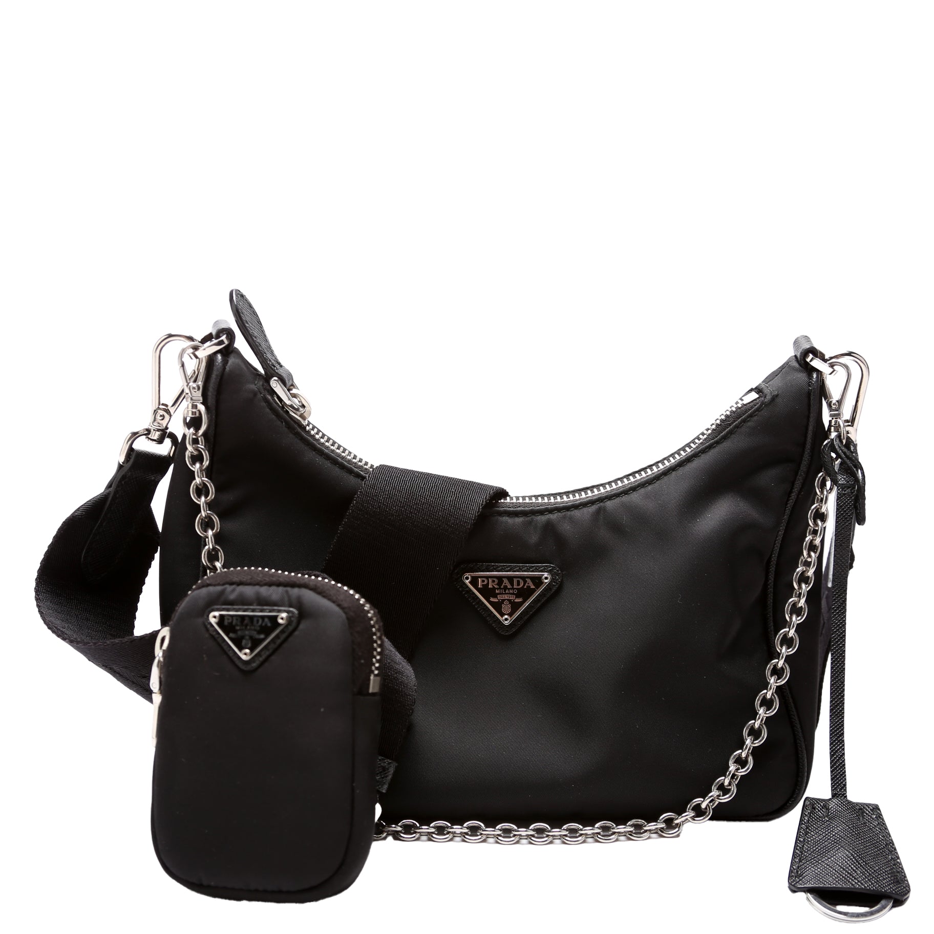 Nylon Re-Edition 2005 Shoulder Bag Black