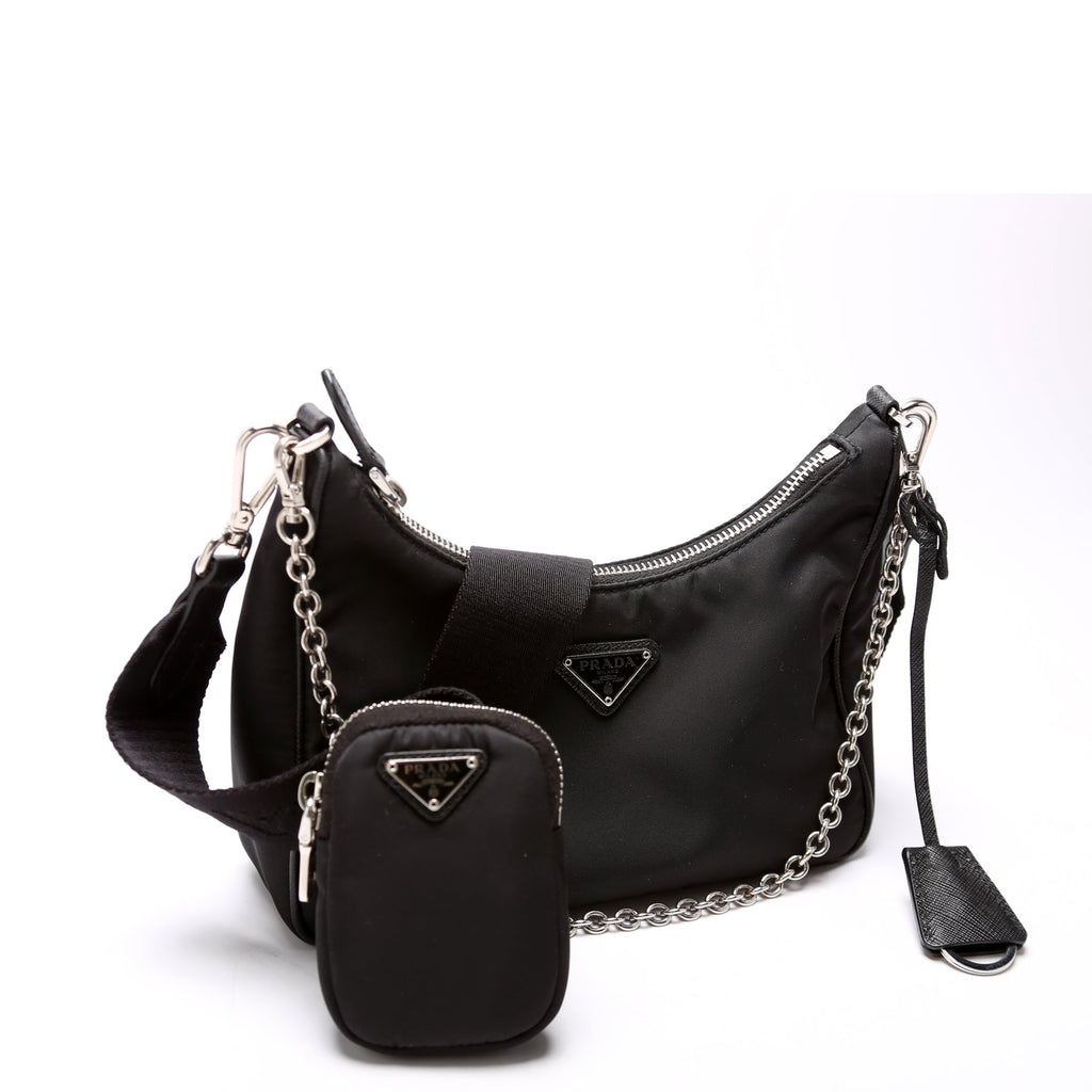 Nylon Re-Edition 2005 Shoulder Bag Black