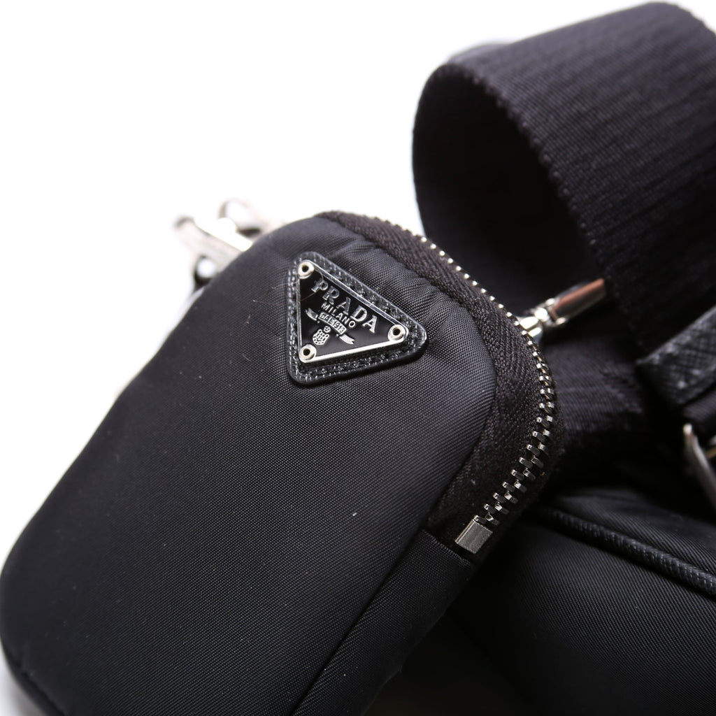 Nylon Re-Edition 2005 Shoulder Bag Black