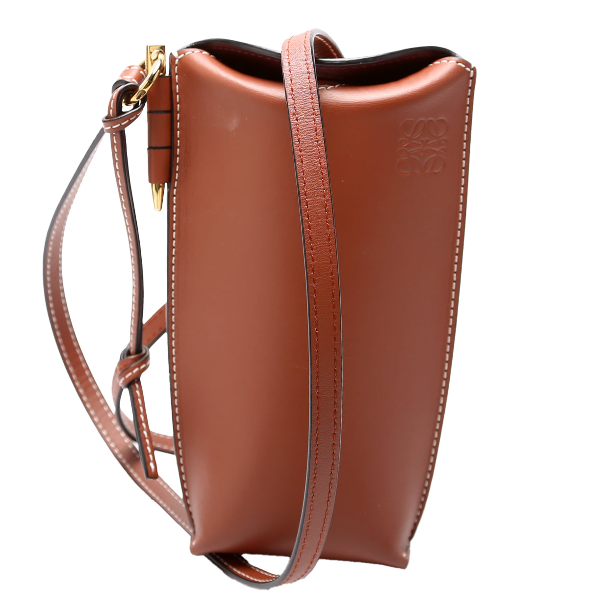Gate Pocket Smooth Calfskin Brown