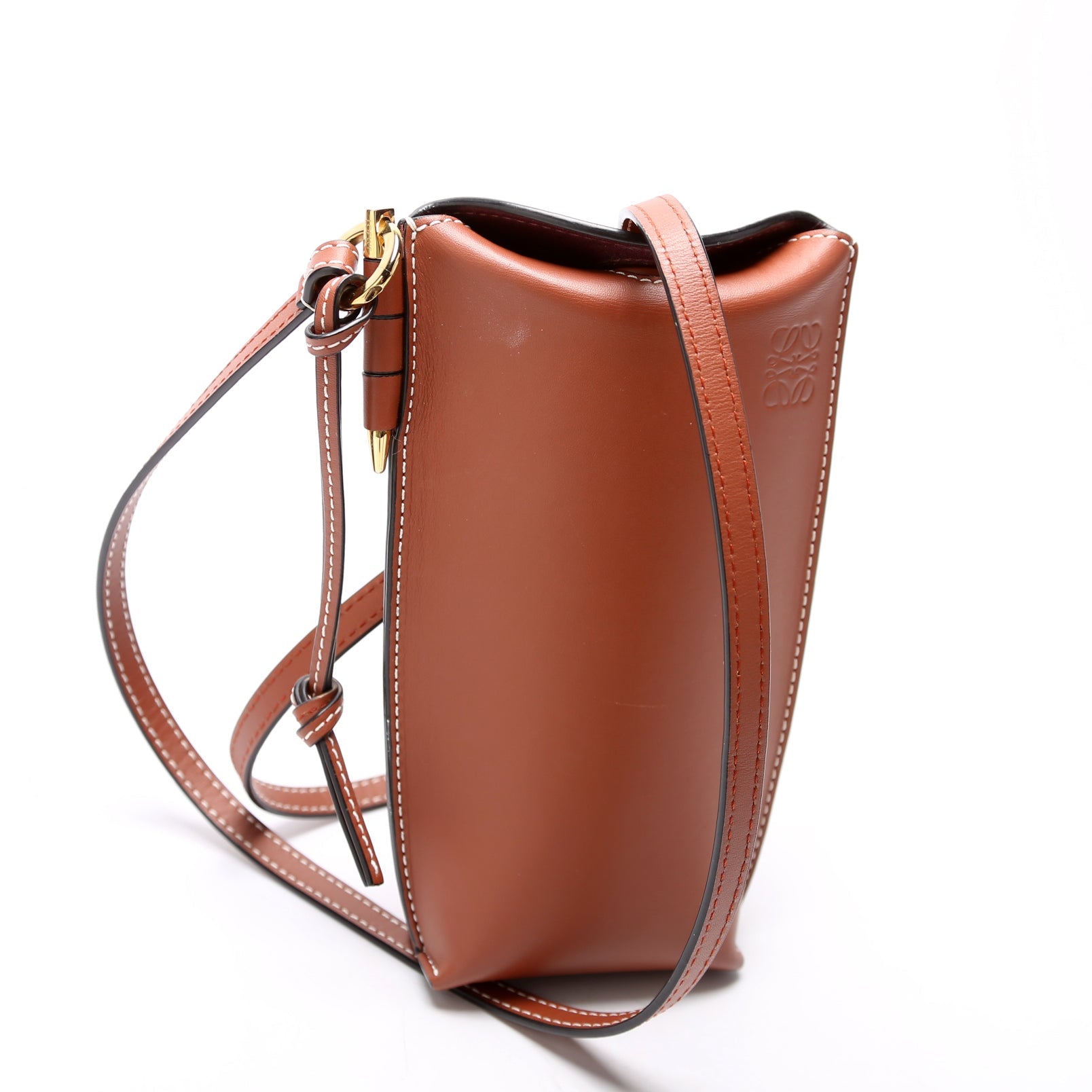 Gate Pocket Smooth Calfskin Brown
