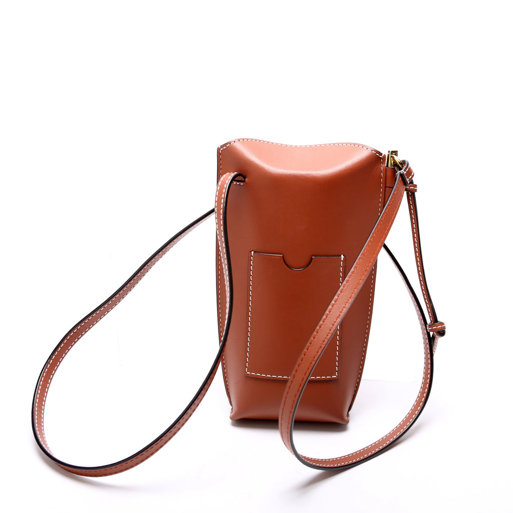 Gate Pocket Smooth Calfskin Brown