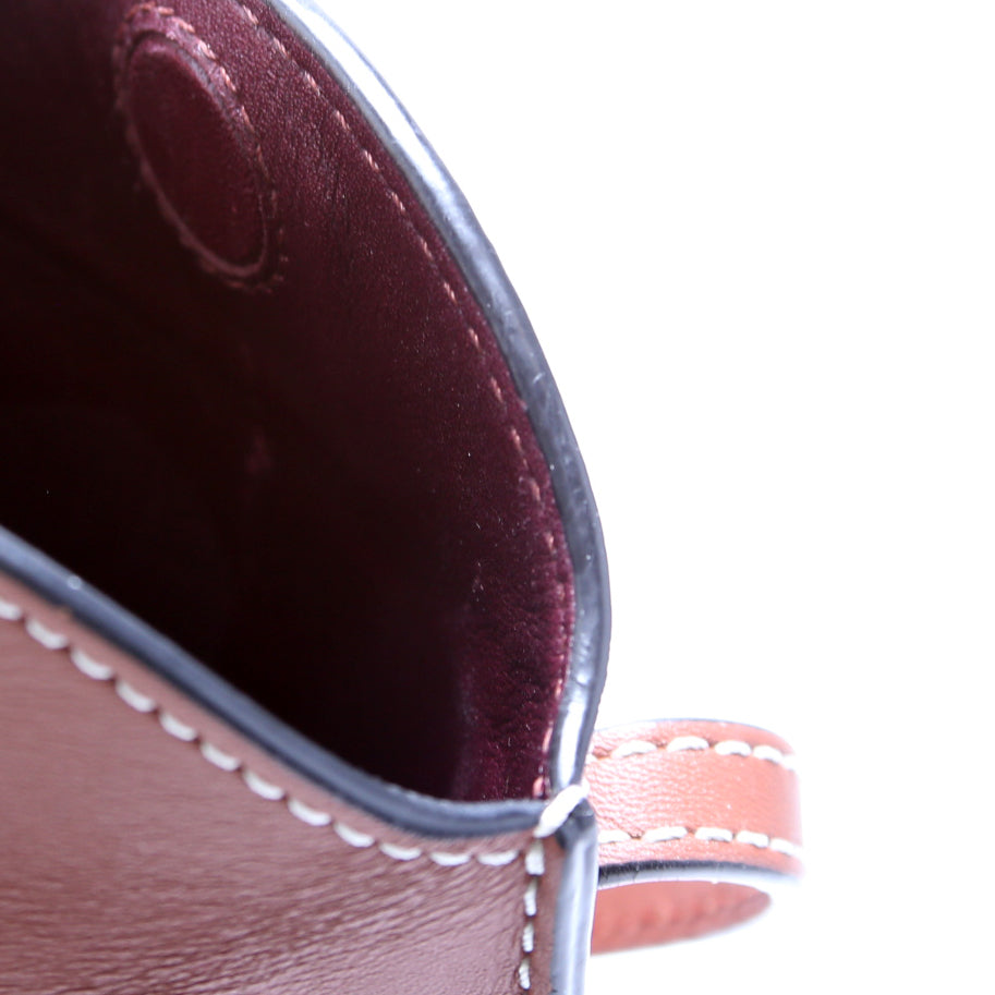 Gate Pocket Smooth Calfskin Brown
