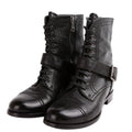 Prada Leather Combat Boots Size 39