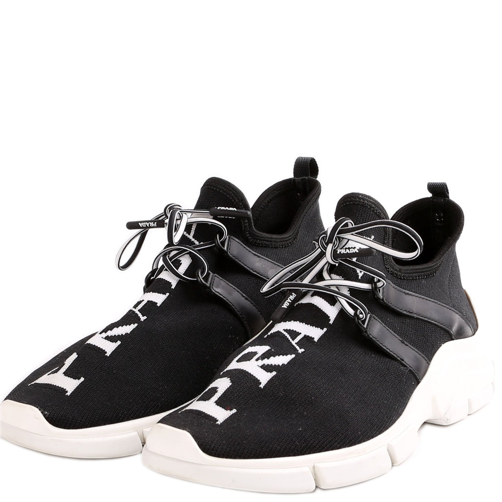 Knit Logo Sneakers Size 37