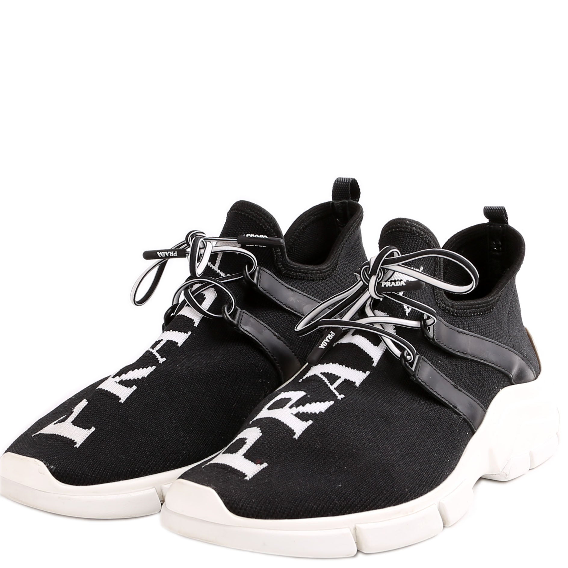 Knit Logo Sneakers Size 37