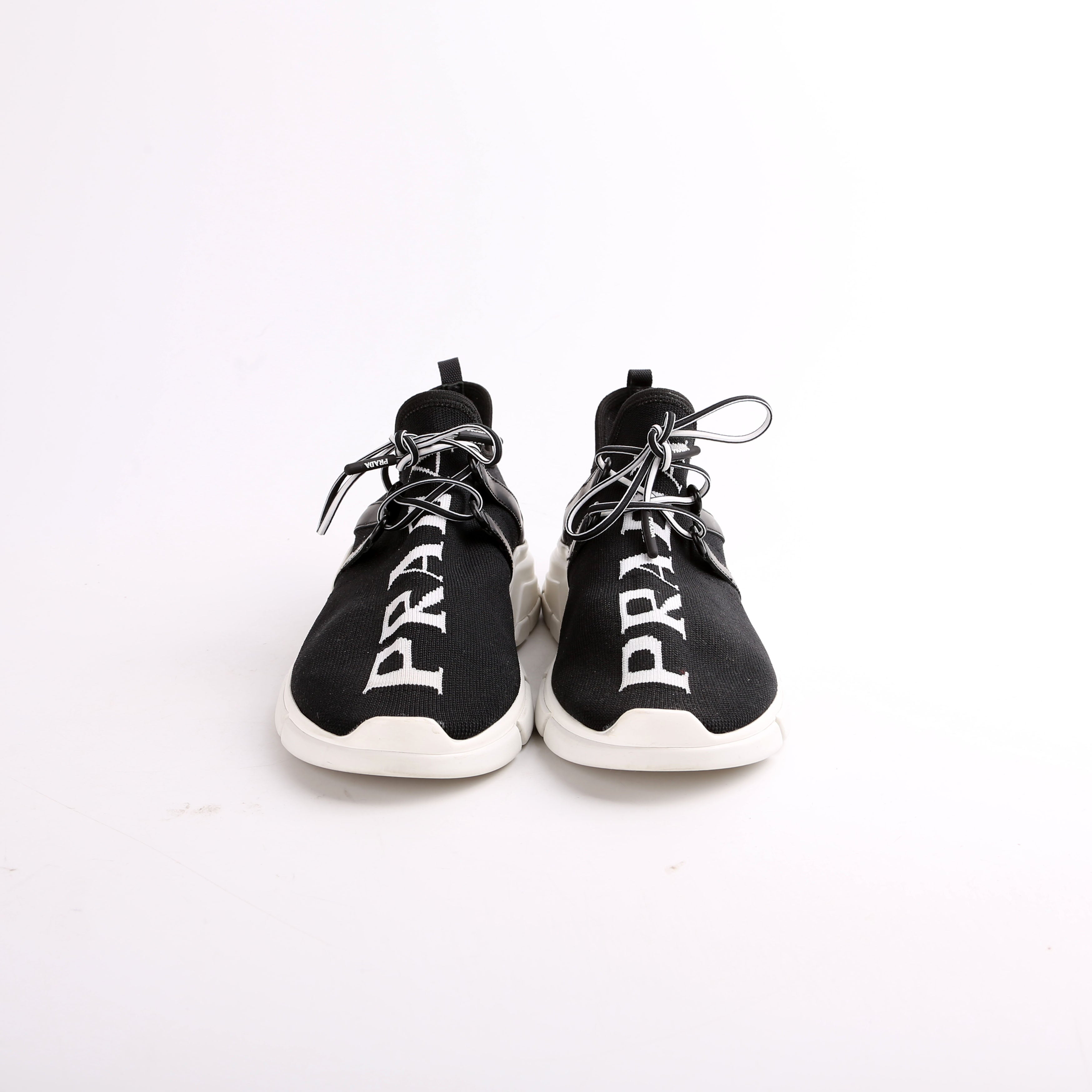 Knit Logo Sneakers Size 37
