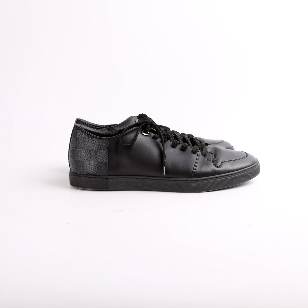 Calfskin Damier Graphite Sneakers Mens Size 7 (Womens 39)