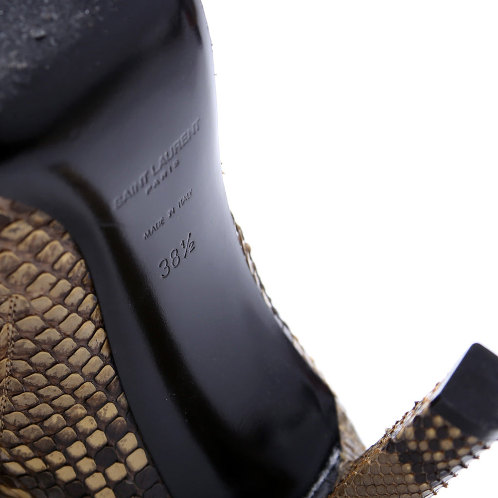 So Kate Python Booties Size 38.5 Snakeskin
