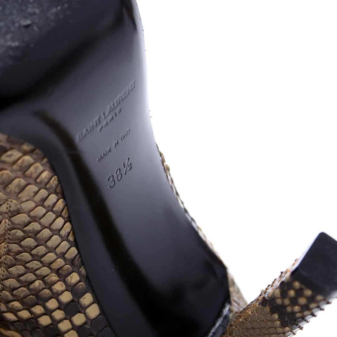 So Kate Python Booties Size 38.5 Snakeskin
