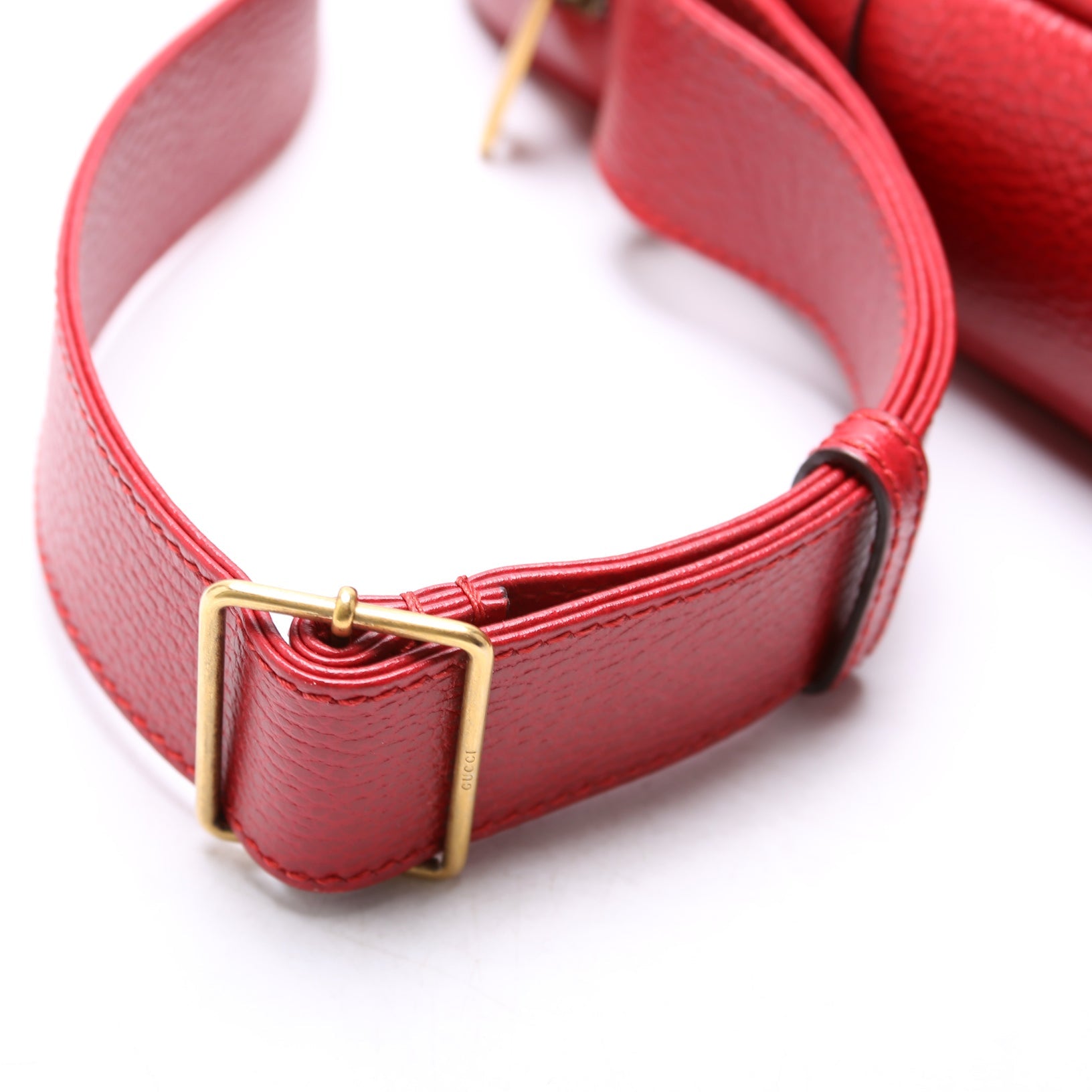 523591 Retro Logo Medium Messenger Bag Red