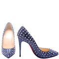 Pigalle Follies Spike 100MM Size 40 Blue