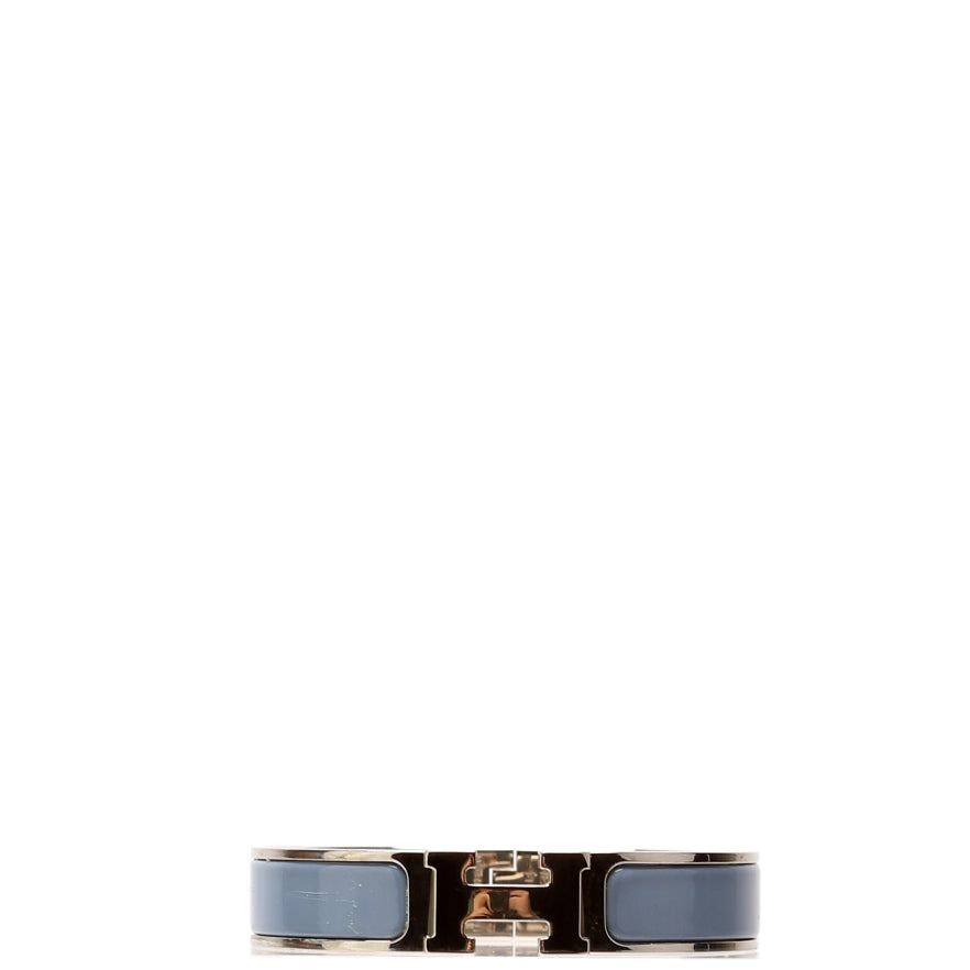 Clic Clac Narrow PM Bracelet Silver/Blue