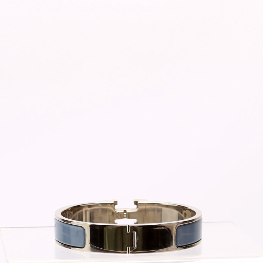 Clic Clac Narrow PM Bracelet Silver/Blue