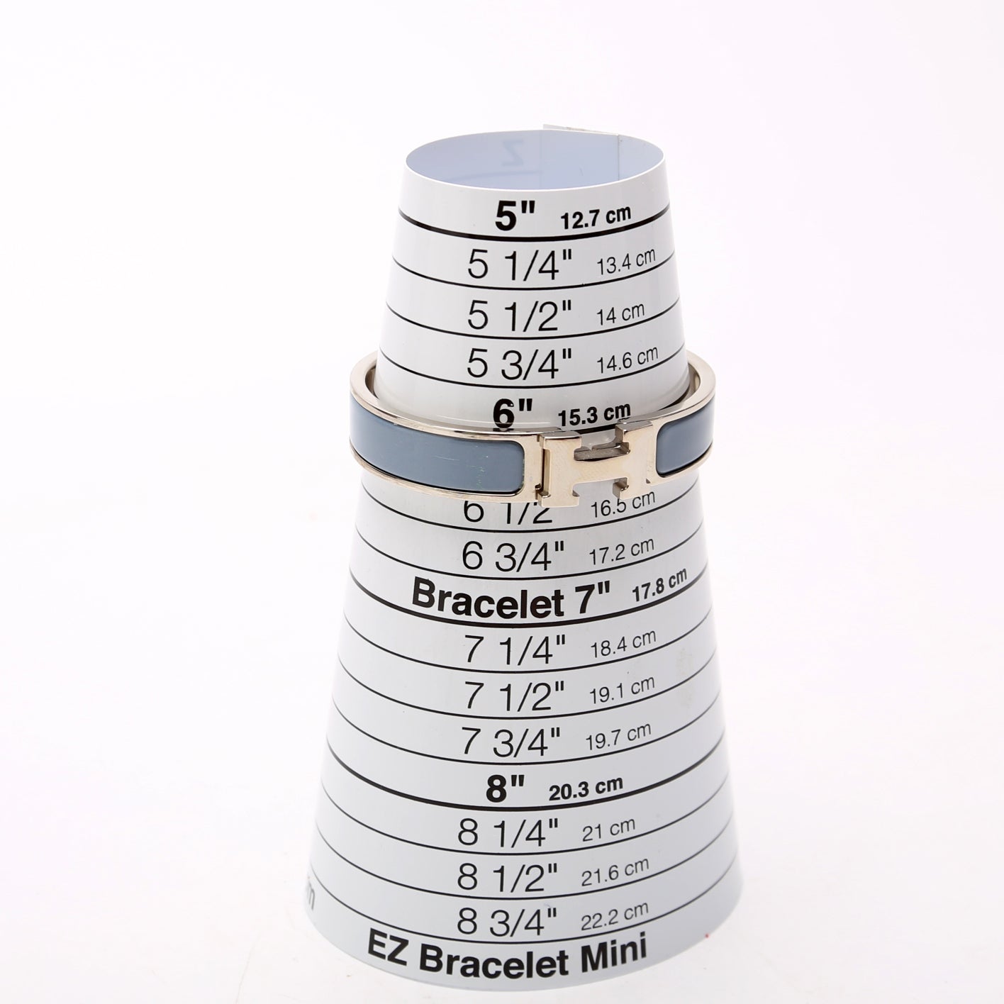 Clic Clac Narrow PM Bracelet Silver/Blue
