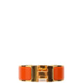 Hermes Clic Clac Wide PM Bracelet Gold/Orange