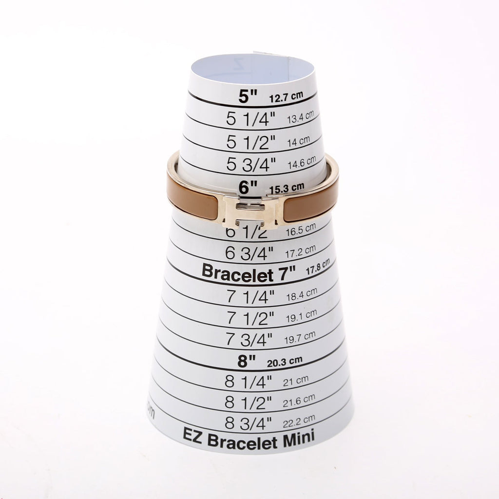 Clic Clac Narrow PM Bracelet Silver/Taupe