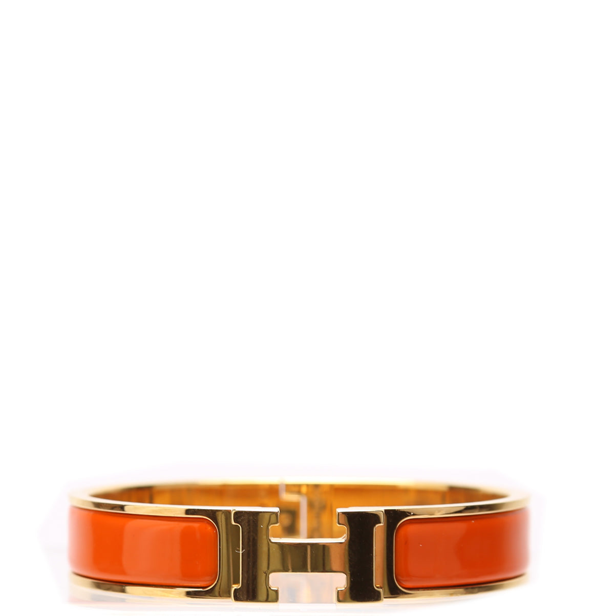 Clic Clac Narrow PM Bracelet Gold/Orange