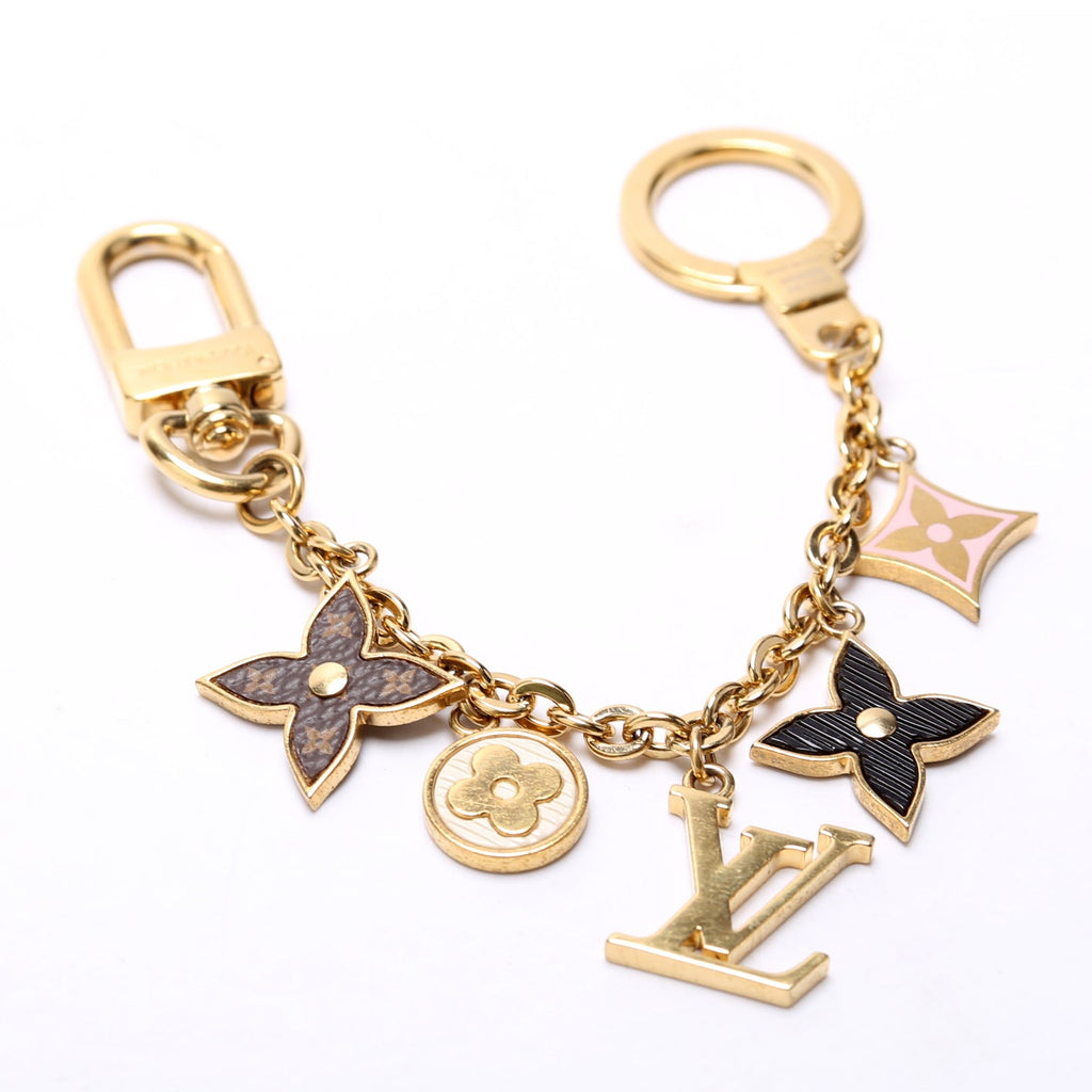 Spring Street Chain Bag Charm Gold/Multi