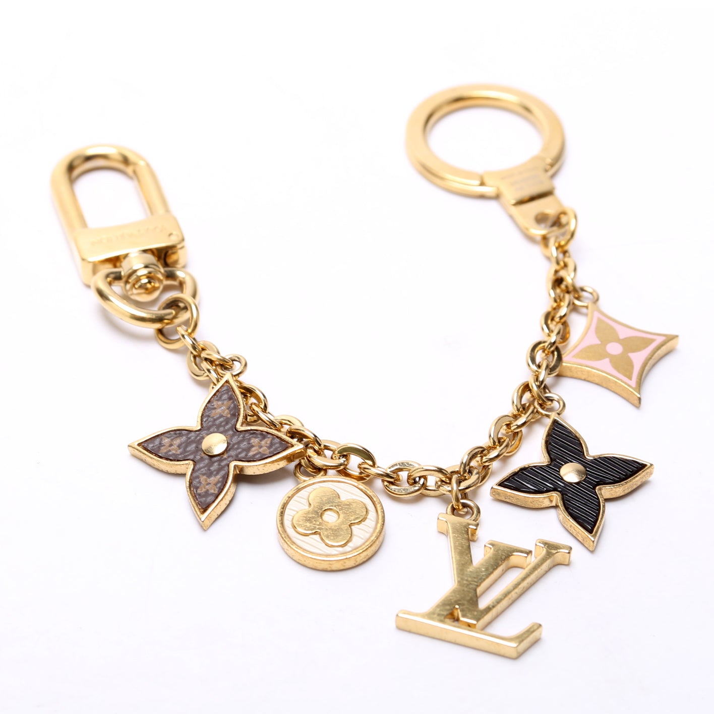 Spring Street Chain Bag Charm Gold/Multi