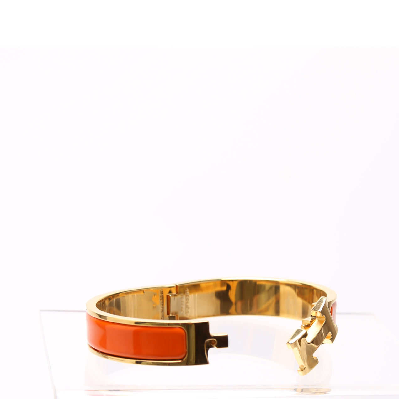 Clic Clac Narrow PM Bracelet Gold/Orange